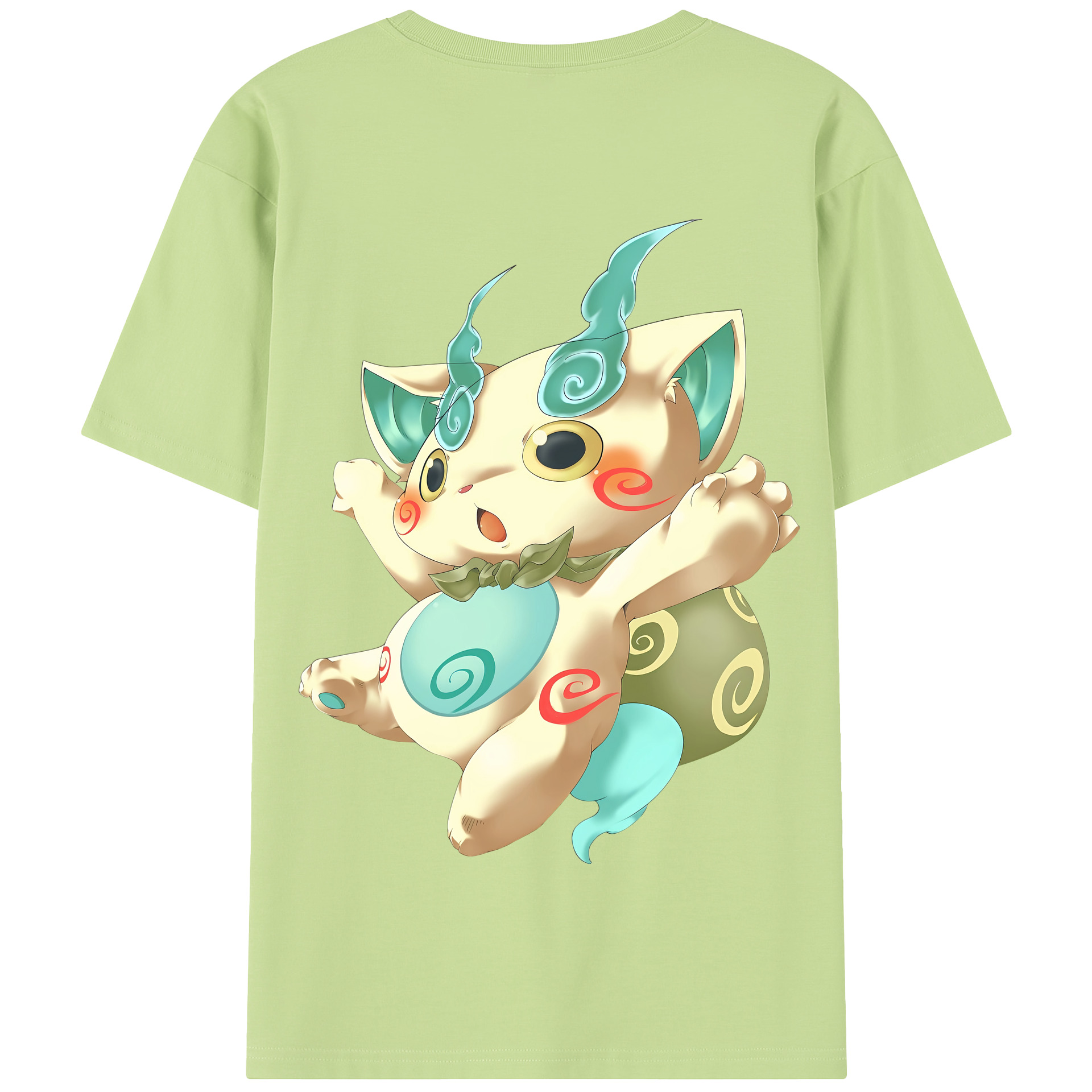 （画像用） 妖怪ウォッチ Yo-kai Watch 綿100％半袖Tシャツ（背面プリント）